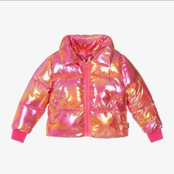 Rock Your Baby Other - • Rock Your Baby • Girls Barbie Puffer Jacket Pink Shiny 
5